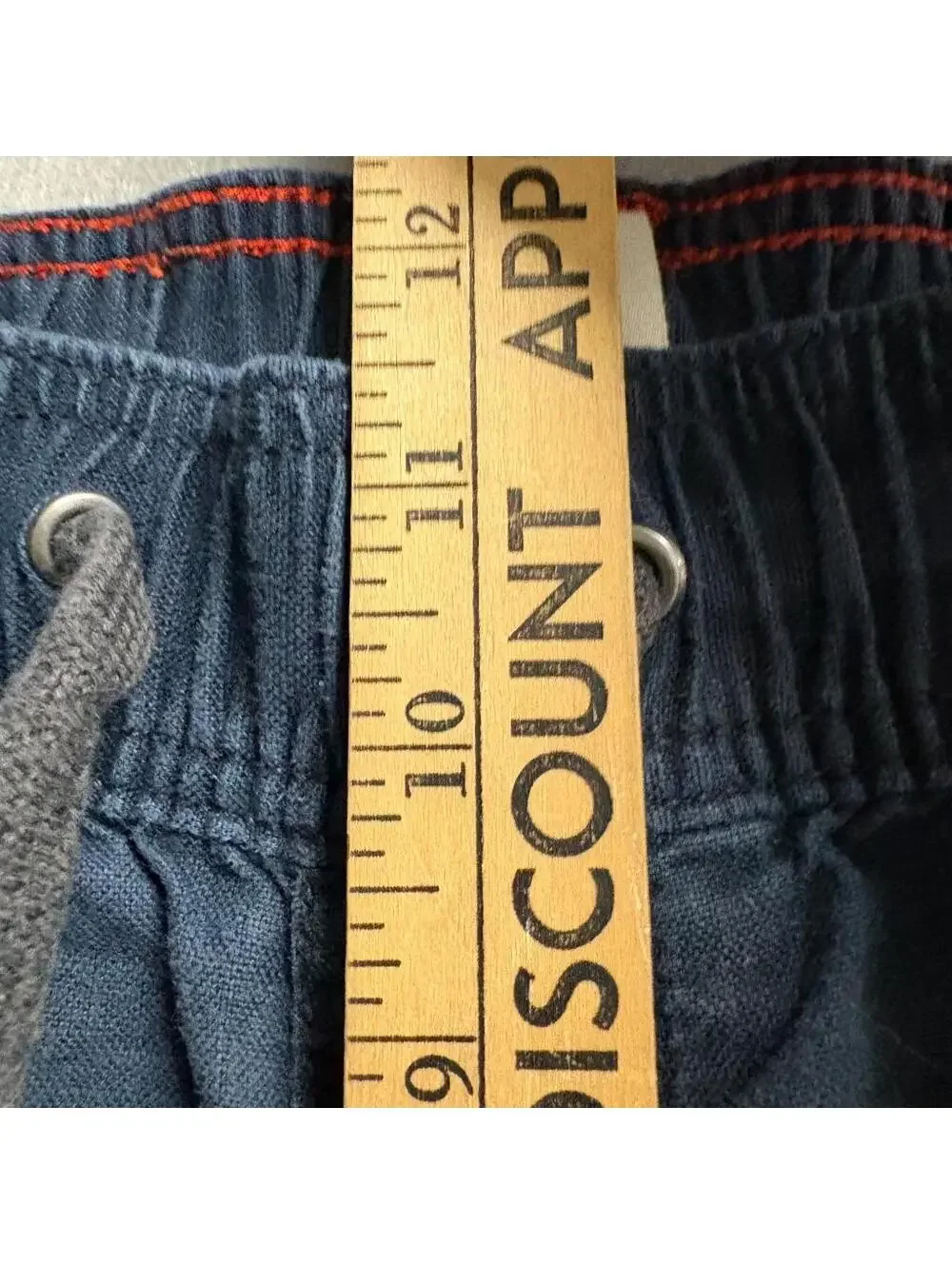JackThreads Mens Jogger Pants Size M Navy Blue Cotton Drawstring Elastic Waist